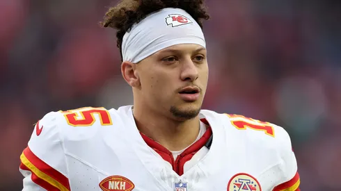 Patrick Mahomes #15 of the Kansas City Chiefs