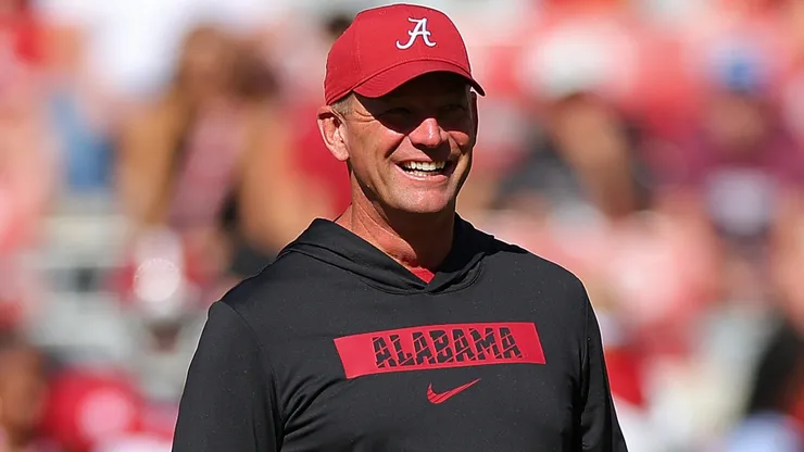 Head coach Kalen DeBoer of the Alabama Crimson Tide.