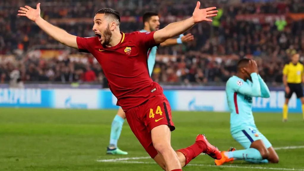 FC Barcelona vs AS Roma in UEFA Champions League 2018.