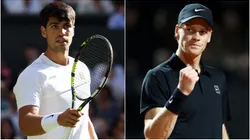 Carlos Alcaraz of Spain and Jannik Sinner of Italy.