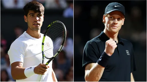 Carlos Alcaraz of Spain and Jannik Sinner of Italy.