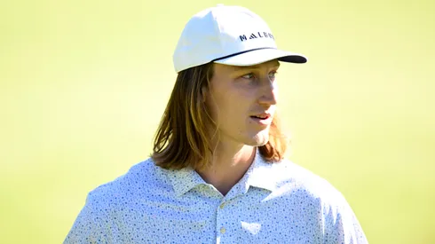 Trevor Lawrence stands on the eighth green prior to the American Century Championship at Edgewood Tahoe Golf Course on July 10, 2025 in Stateline, Nevada.