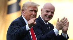 U.S. President Donald Trump with FIFA President Gianni Infantino during the 2025 FIFA Club World Cup final