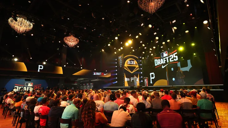 A general view in the first round during the 2025 MLB Draft at Coca-Cola Roxy on July 13, 2025 in Atlanta, Georgia.