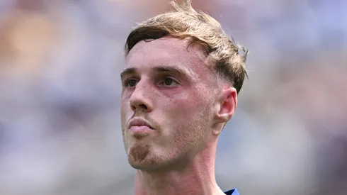 Cole Palmer of Chelsea FC looks on during the FIFA Club World Cup 2025 final match between Chelsea FC and Paris Saint-Germain
