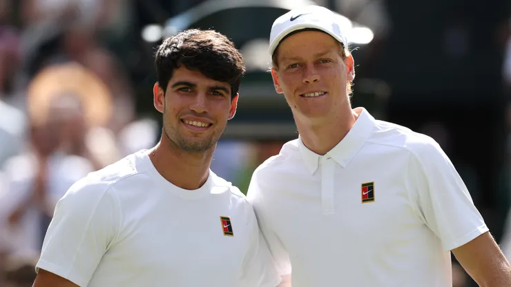 Carlos Alcaraz and Jannik Sinner reached the finals at Roland Garros and Wimbledon this season.