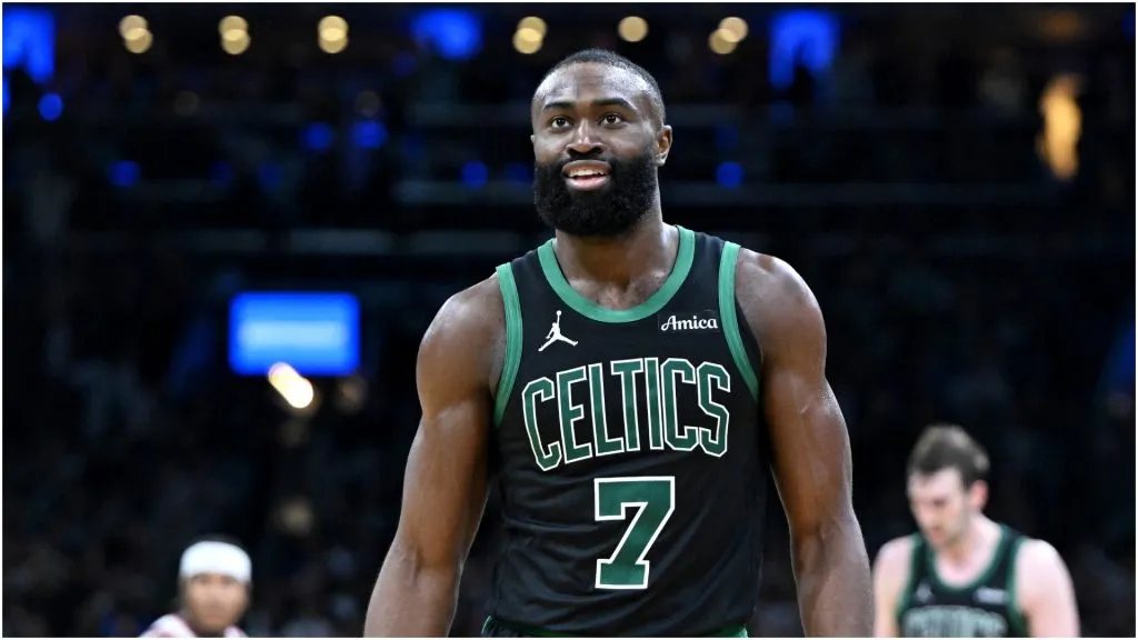 Jaylen Brown of the Boston Celtics – Brian Fluharty/Getty Images