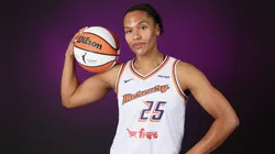 Alyssa Thomas #25 of the Phoenix Mercury poses for a portrait during media day at Mountain America Performance Center on April 30, 2025.