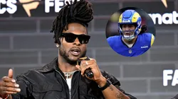 Davante Adams speaks onstage at Fanatics Fest NYC 2025 at Javits Center on June 21, 2025 in New York City.