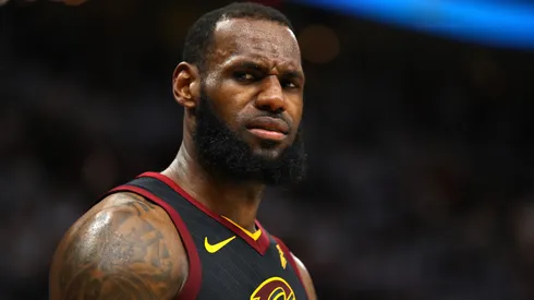 LeBron James #23 of the Cleveland Cavaliers.