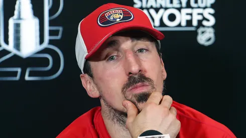 Brad Marchand on May 18, 2025 in Toronto, Ontario, Canada.