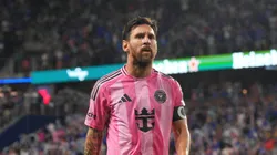 Lionel Messi #10 of Inter Miami CF reacts after the team's defeat in the MLS match between FC Cincinnati and Inter Miami CF at TQL Stadium