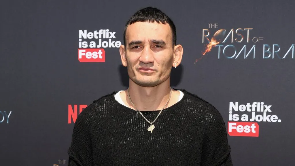 Max Holloway attends Netflix Is A Joke Fest’s “The Greatest Roast Of All Time: Tom Brady” at The Kia Forum on May 05, 2024. (Source: Monica Schipper/Getty Images)
