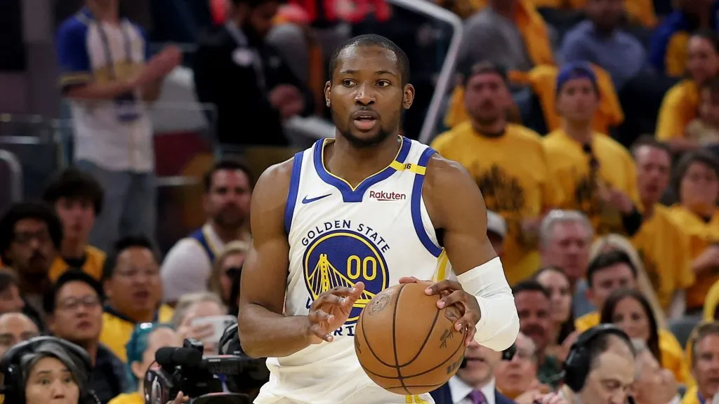 Jonathan Kuminga playing for Golden State Warriors