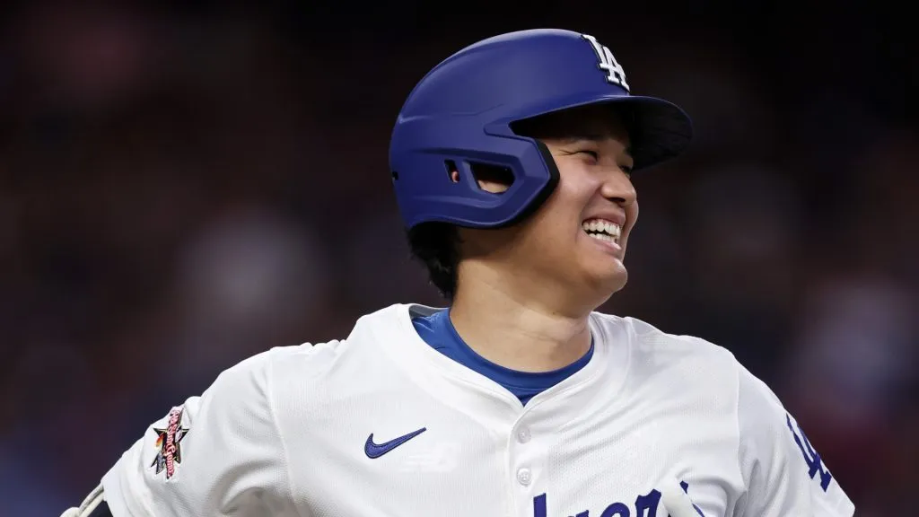 Shohei Ohtani smiling