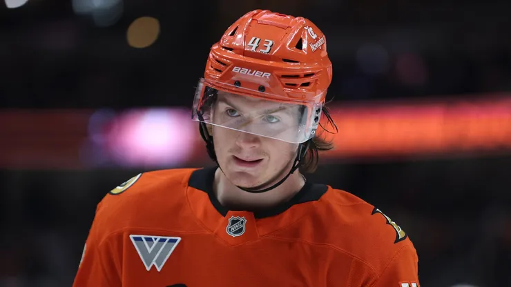 Drew Helleson of the Anaheim Ducks