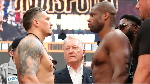 Oleksandr Usyk faces off against Daniel Dubois