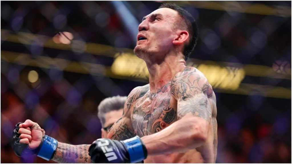 Max Holloway reacts – Carmen Mandato/Getty Images