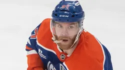 Connor McDavid #97 of the Edmonton Oilers in action during Game Five of the 2025 Stanley Cup Final against the Florida Panthers at Rogers Place on June 14, 2024.