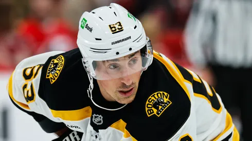Brad Marchand with the Boston Bruins