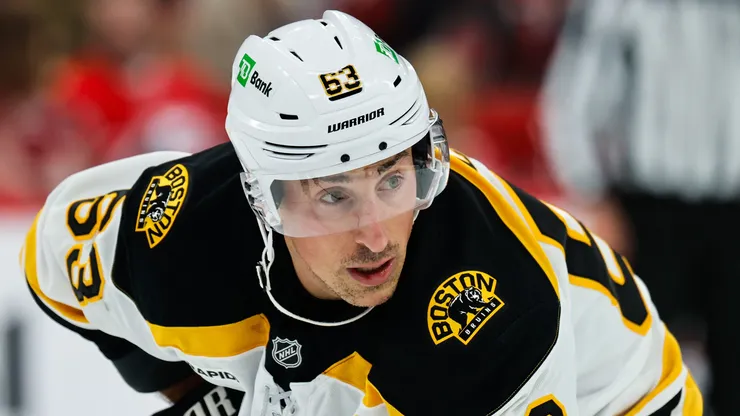 Brad Marchand with the Boston Bruins