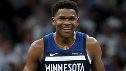 Anthony Edwards #5 of the Minnesota Timberwolves.