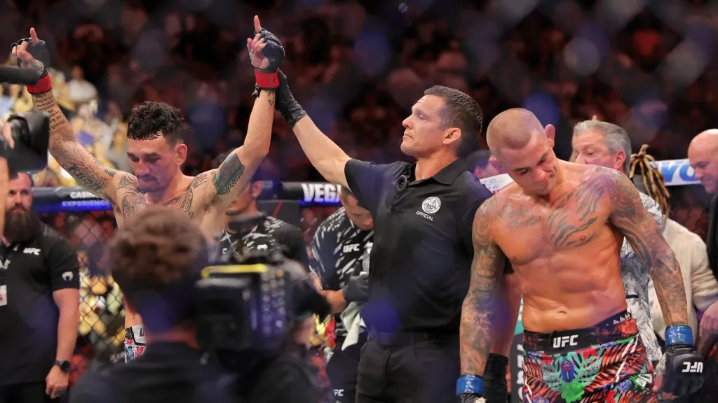 Holloway defeated Poirier to defend the BMF title