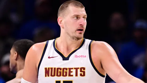 Nikola Jokic #15 of the Denver Nuggets.