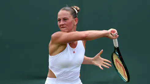 Marta Kotsyuk during 2025 Wimbledon
