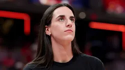 Caitlin Clark looks on prior the 2025 All-Star match