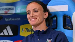 Barbara Bonansea of Italy during the Italy Women Press Conference & Walk Around at Stadio Paolo Mazza on June 03, 2024.