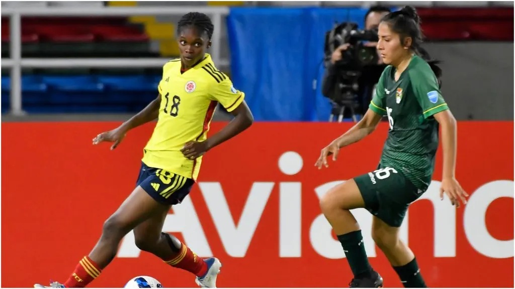 Samantha Nicole Alurralde of Bolivia and Linda Caicedo of Colombia – Gabriel Aponte/Getty Images