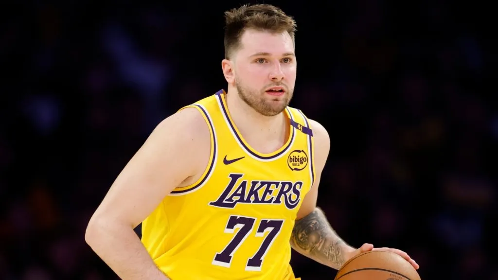 Luka Doncic dribbling