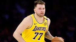Luka Doncic #77 of the Los Angeles Lakers.