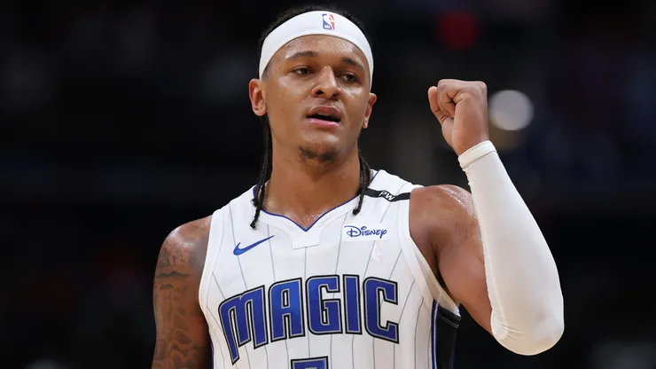 Paolo Banchero #5 of the Orlando Magic.