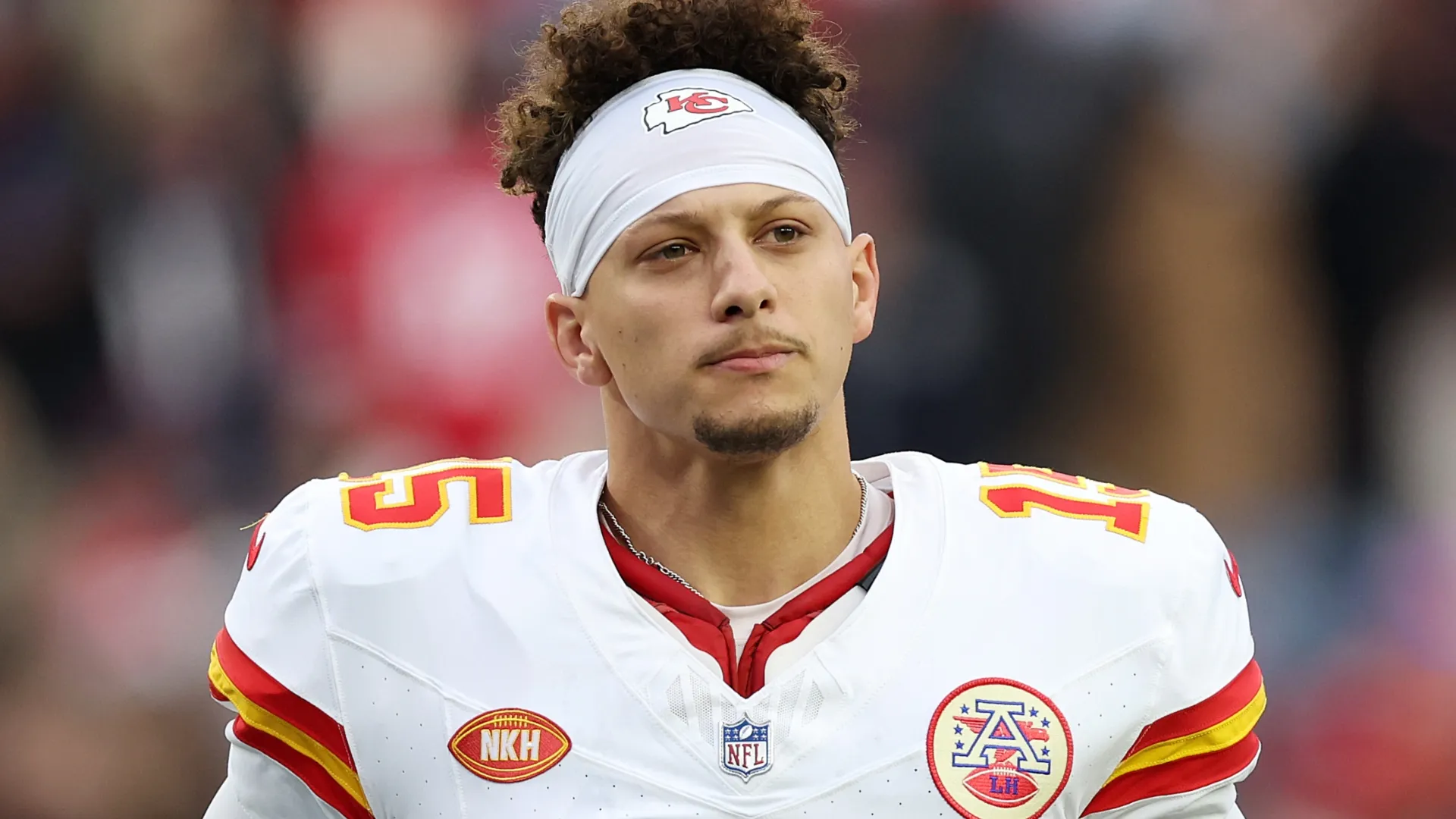 Patrick Mahomes #15 of the Kansas City Chiefs