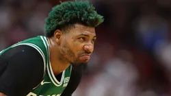 Marcus Smart playing for the Boston Celtics in 2023.