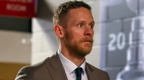 Corey Perry #90 with the Edmonton Oilers arrives at Amerant Bank Arena for the 2025 Stanley Cup Final Game Four on June 12, 2025 in Sunrise, Florida.