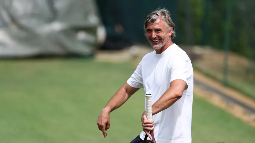Goran Ivanisevic ahead of the 2025 Wimbledon (Dan Istitene/Getty Images)