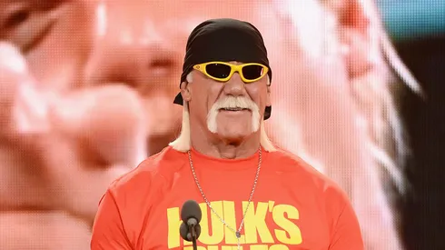 Hulk Hogan attends the WrestleMania 30 press conference at the Hard Rock Cafe