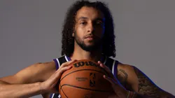 Devin Carter poses for a photo during a media day photo shoot at Sacramento Kings Practice Facility on September 30, 2024.