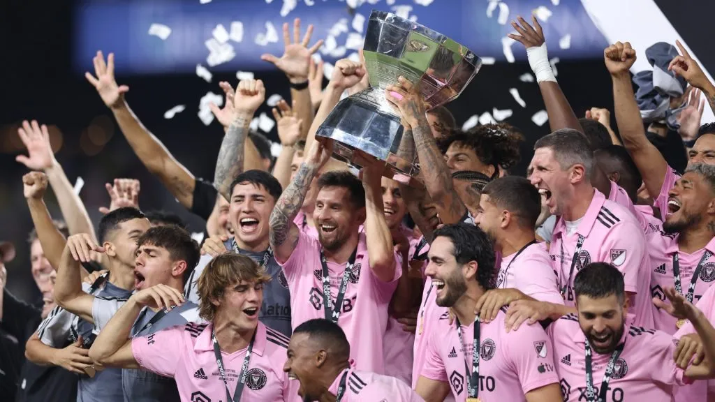 Messi led Inter Miami to the Leagues Cup title in 2023.