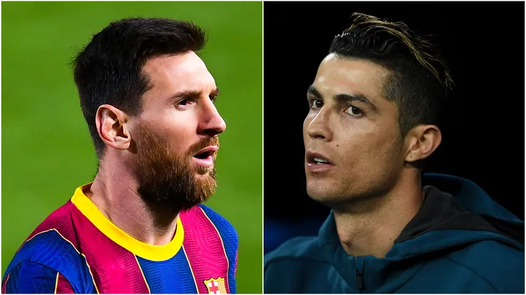 Lionel Messi and Cristiano Ronaldo.