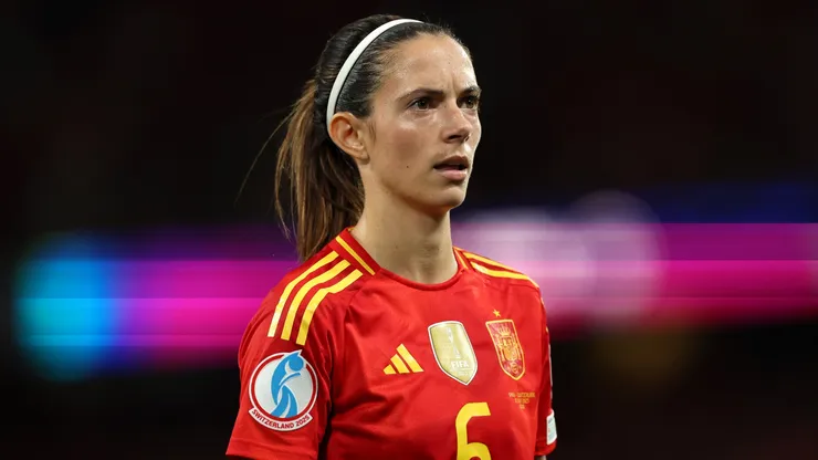 Aitana Bonmati of Spain looks on during the UEFA Women's EURO 2025 Quarter-Final match between Spain v Switzerland at Stadion Wankdorf on July 18, 2025.