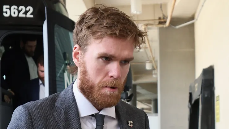 Connor McDavid at Amerant Bank Arena on June 12, 2025 in Sunrise, Florida.