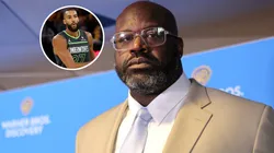 Shaquille O'Neal, Inside the NBA, Turner Sports and Rudy Gobert #27 of the Minnesota Timberwolves.