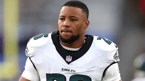 Saquon Barkley #26 of the Philadelphia Eagles