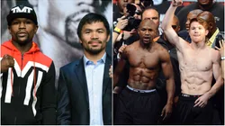 Manny Pacquiao and Canelo Álvarez both faced Floyd Mayweather in historic bouts, earning millions and solidifying their legacies in boxing history.