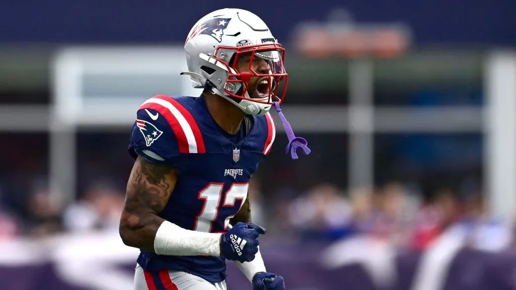 Jack Jones during his stint in the Patriots