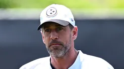 Aaron Rodgers quarterback of the Pittsburgh Steelers